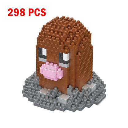 Small Building Blocks Cartoon Animals